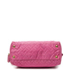 Prada Chain Shoulder Pink Matelasse Nylon Canvas Messenger — view 6