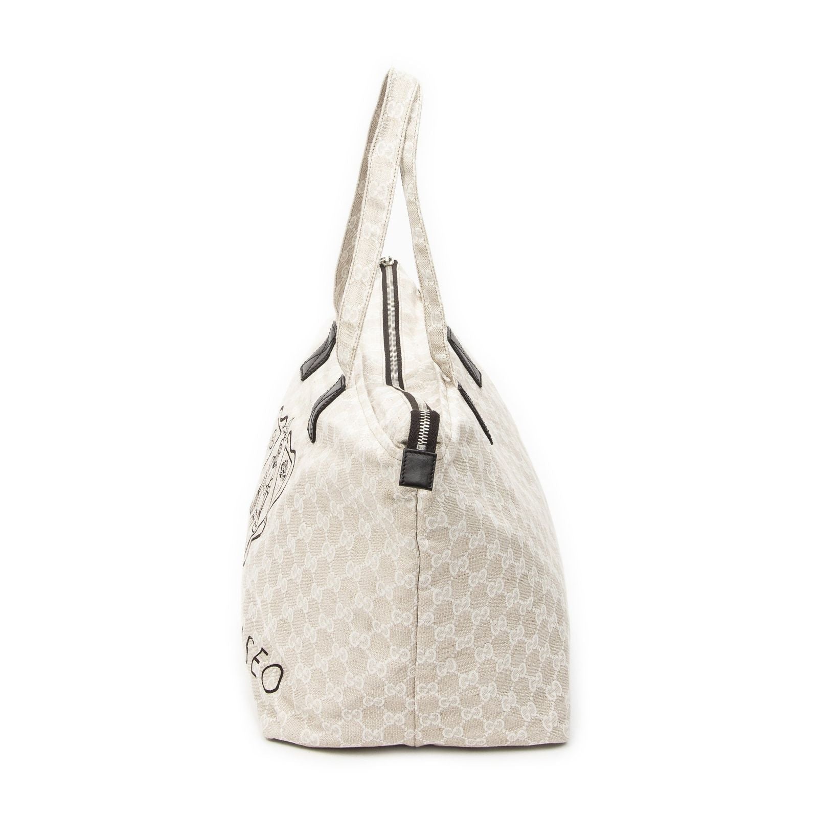 Gucci Musette Beige GG Canvas Messenger — view 3