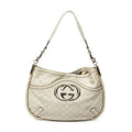 Gucci Brit Hobo Ivory Guccissima