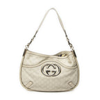 Gucci Brit Hobo Ivory Guccissima