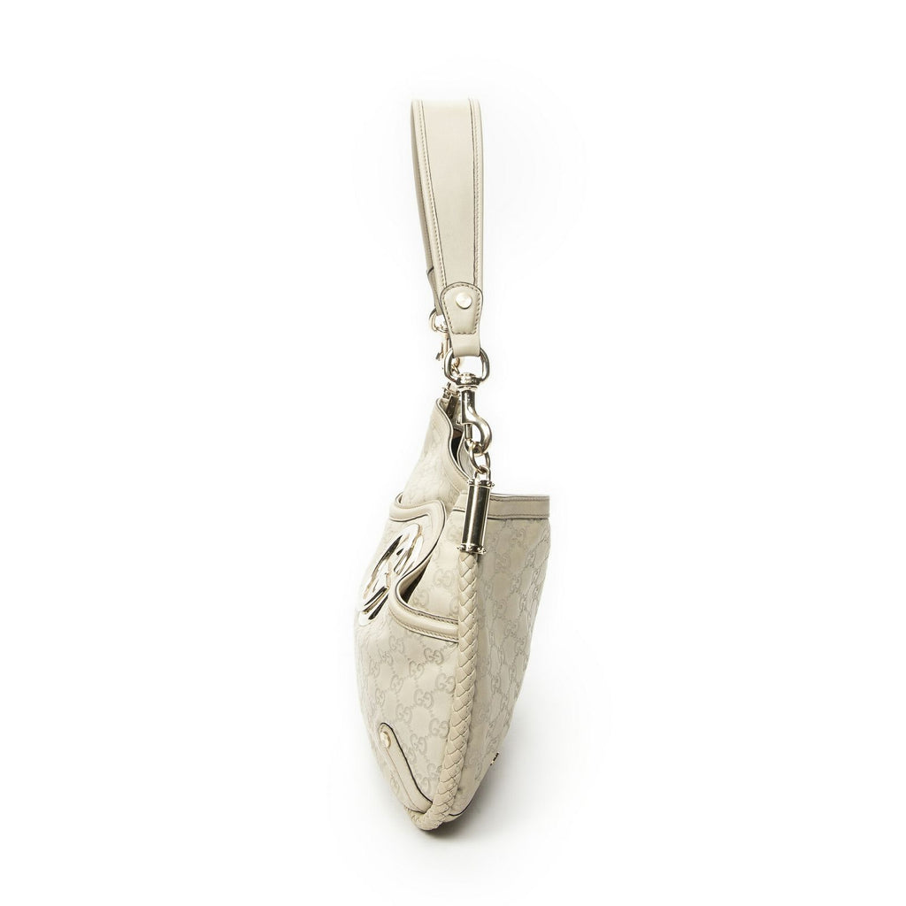 Gucci Brit Hobo Ivory Guccissima — view 3