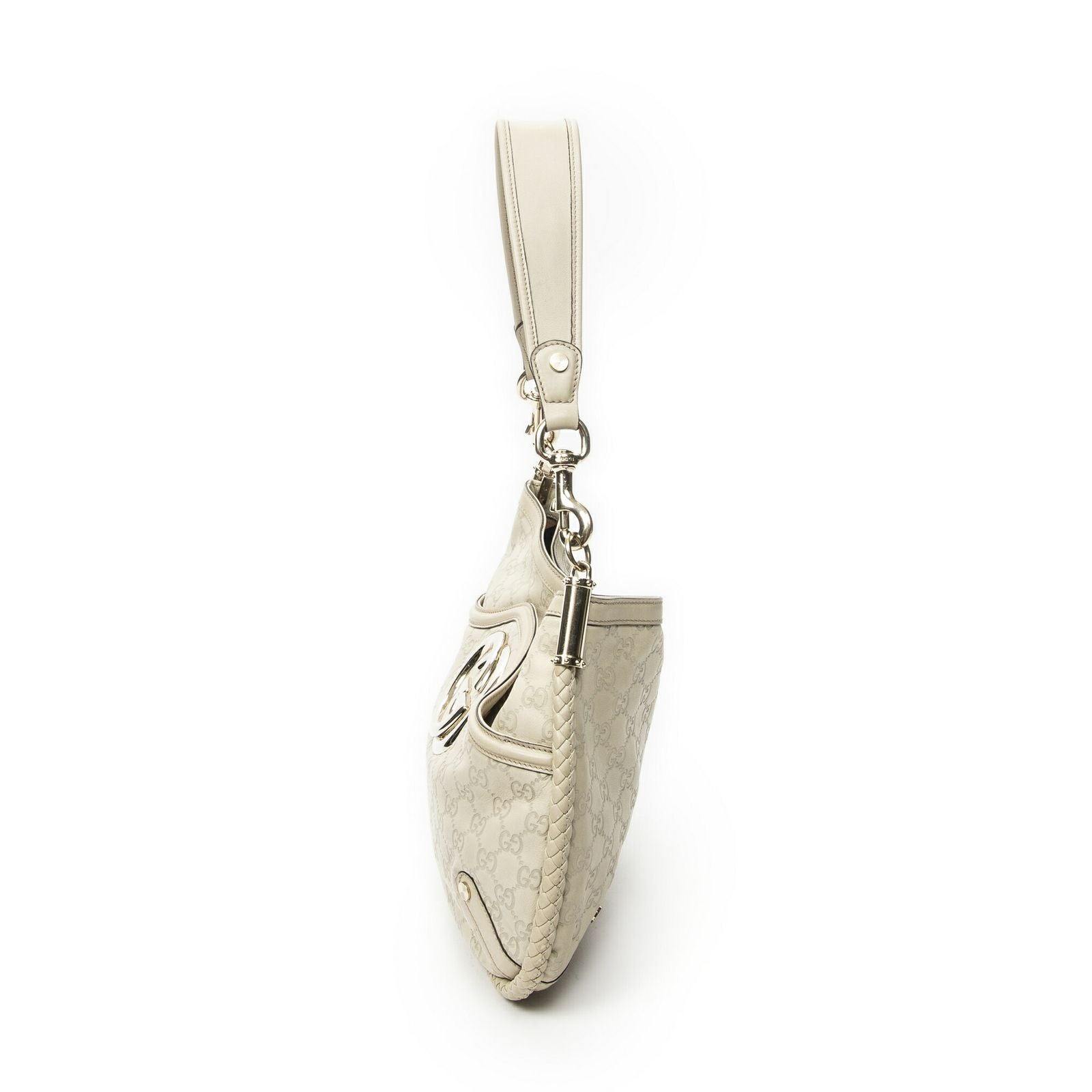 Gucci Brit Hobo Ivory Guccissima — view 3