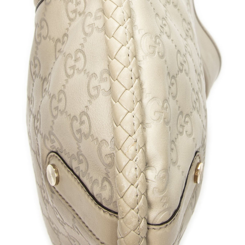 Gucci Brit Hobo Ivory Guccissima — view 8