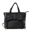 Prada Ribbon Tote Black Nylon Canvas