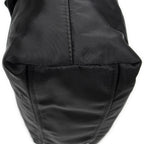 Prada Ribbon Tote Black Nylon Canvas — view 8