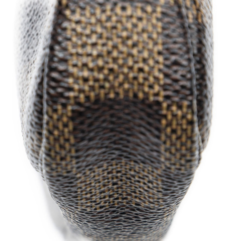 Louis Vuitton Mini Pochette Brown Red Damier Ebene — view 7