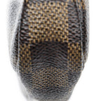 Louis Vuitton Mini Pochette Brown Red Damier Ebene — view 7