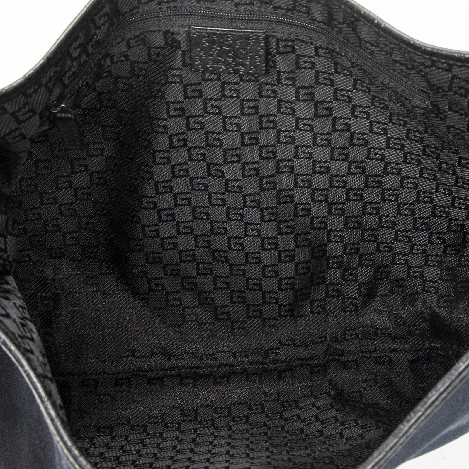 Gucci Bamboo Jackie Hobo Black Canvas — view 9