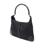 Gucci Bamboo Jackie Hobo Black Canvas — view 2