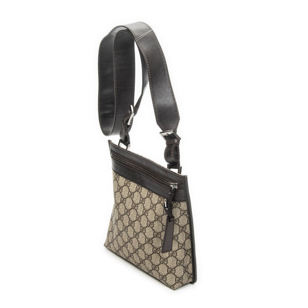 Gucci Sam Crossbody Beige Brown Supreme Canvas — view 2