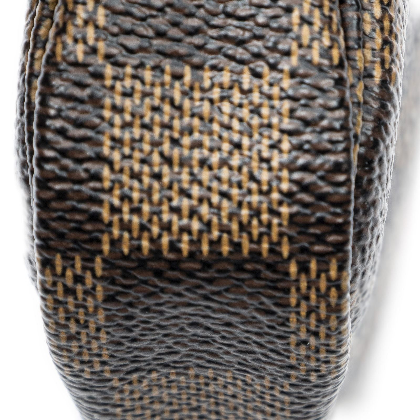 Louis Vuitton Mini Pochette Brown Red Damier Ebene — view 8
