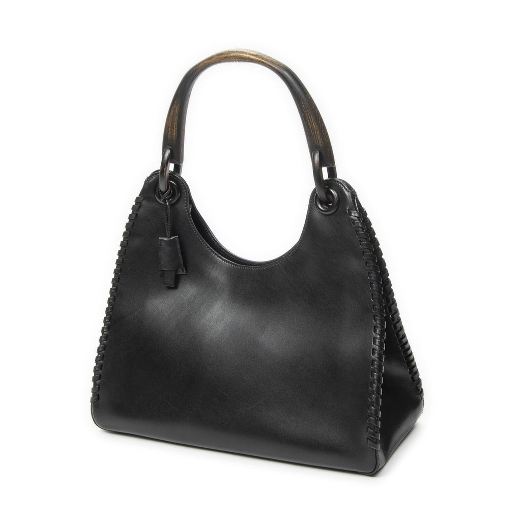 Gucci Whip Stitch Hobo Black Smooth Calfskin — view 2