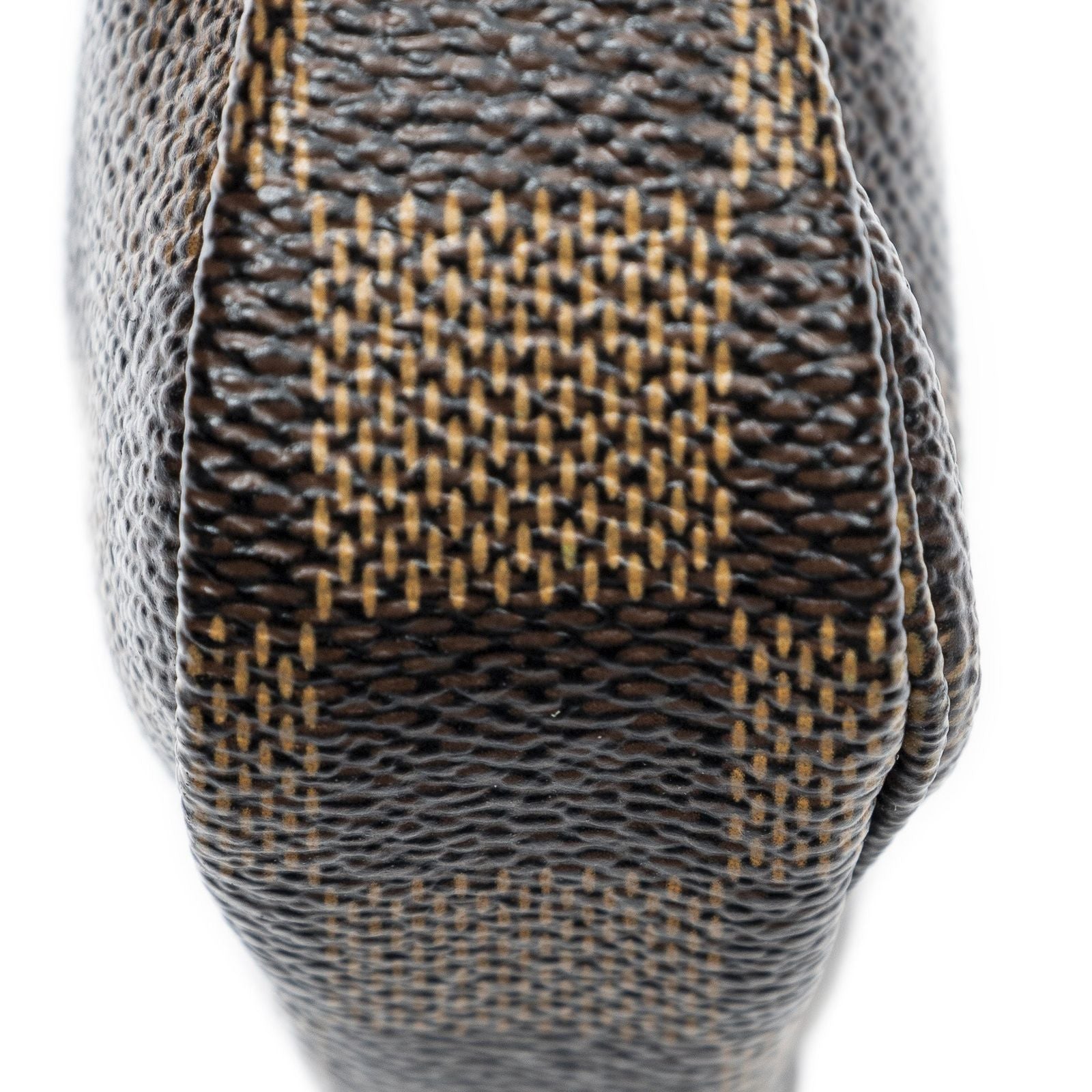 Louis Vuitton Mini Pochette Brown Red Damier Ebene — view 7