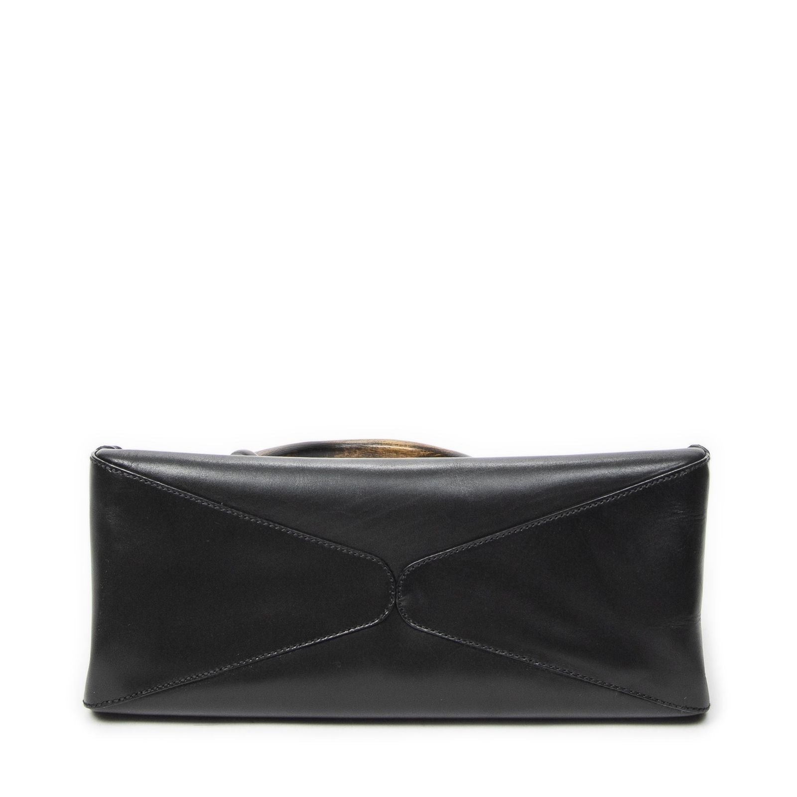 Gucci Whip Stitch Hobo Black Smooth Calfskin — view 6