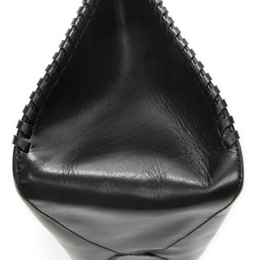 Gucci Whip Stitch Hobo Black Smooth Calfskin — view 8
