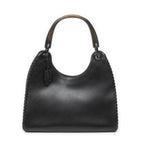 Gucci Whip Stitch Hobo Black Smooth Calfskin