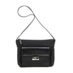 Gucci g Push Lock Shoulder Tote Black Nylon Canvas