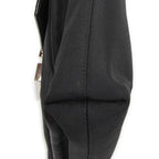 Gucci g Push Lock Shoulder Tote Black Nylon Canvas — view 8