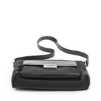 Gucci g Push Lock Shoulder Tote Black Nylon Canvas — view 6