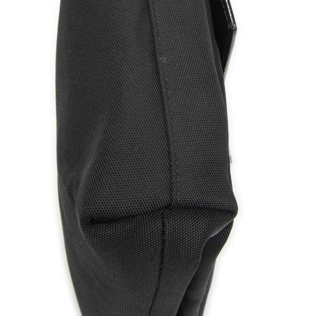 Gucci g Push Lock Shoulder Tote Black Nylon Canvas — view 7