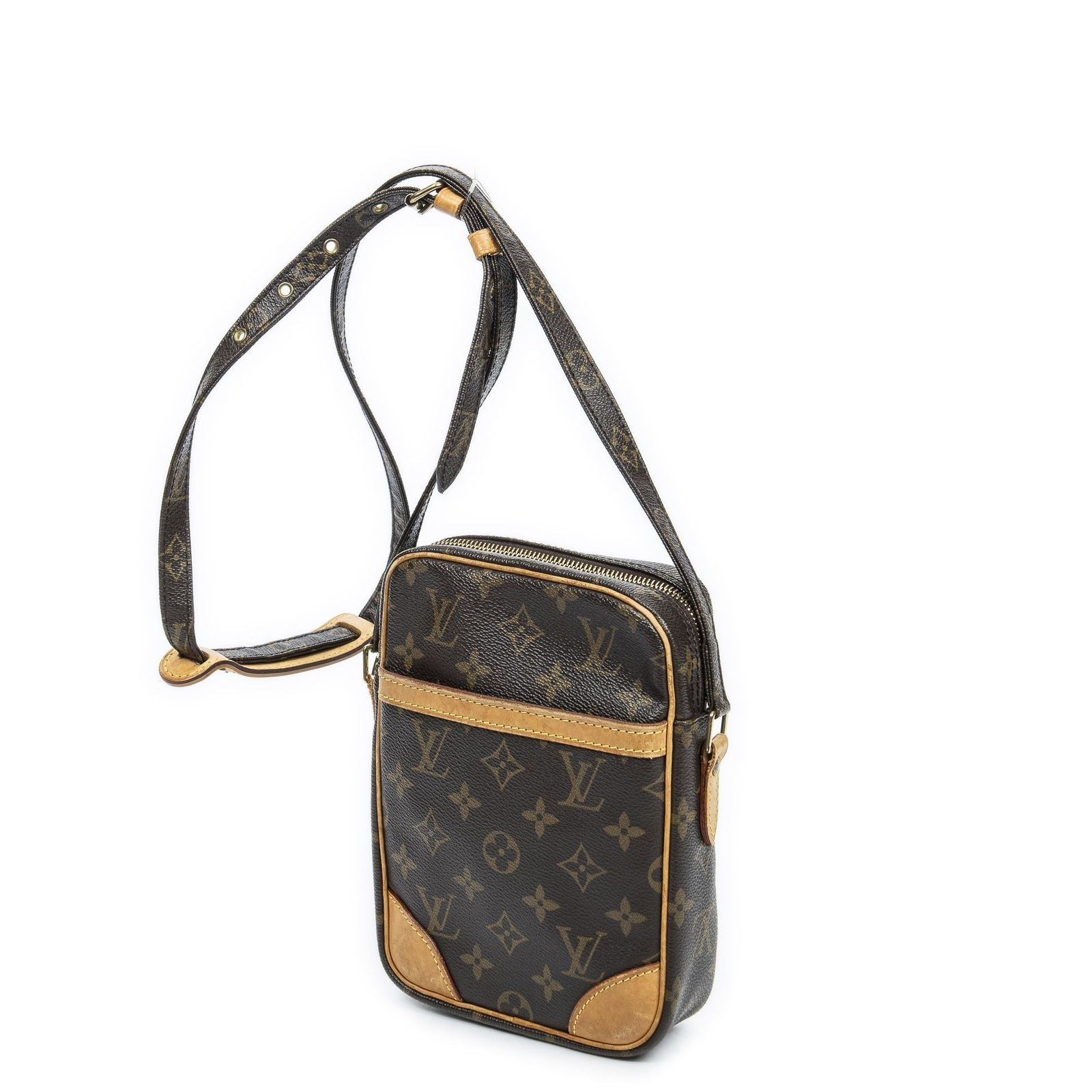 Louis Vuitton Danube Brown Monogram Canvas Crossbody — view 2