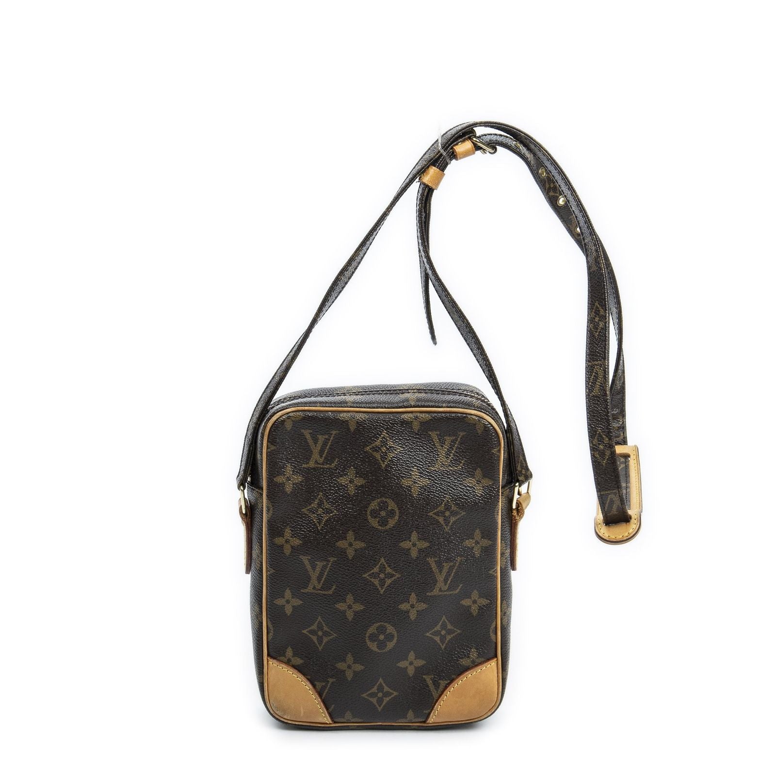 Louis Vuitton Danube Brown Monogram Canvas Crossbody — view 5