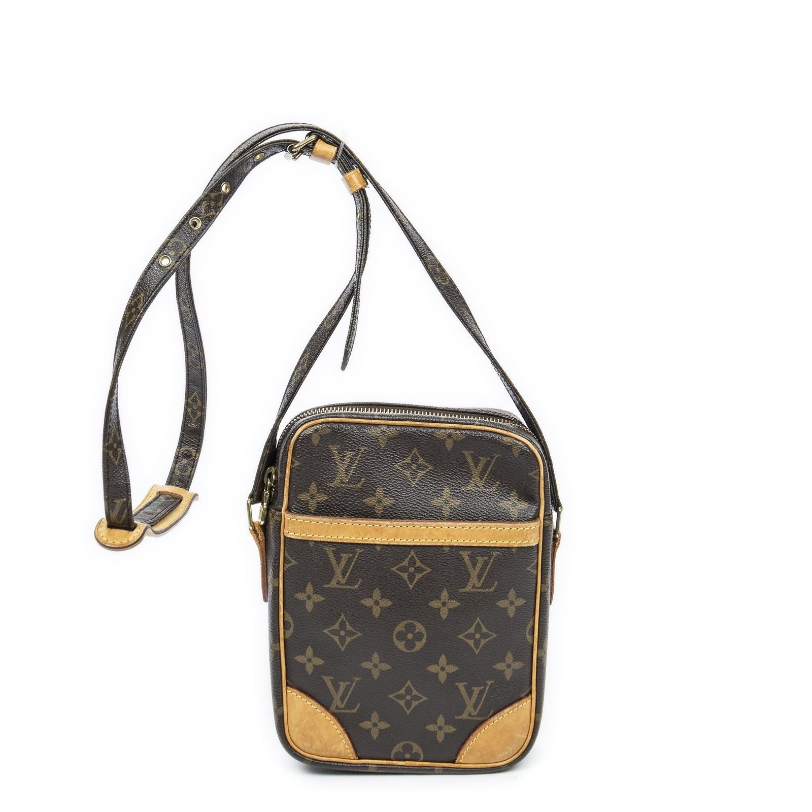 Louis Vuitton Danube Brown Monogram Canvas Crossbody