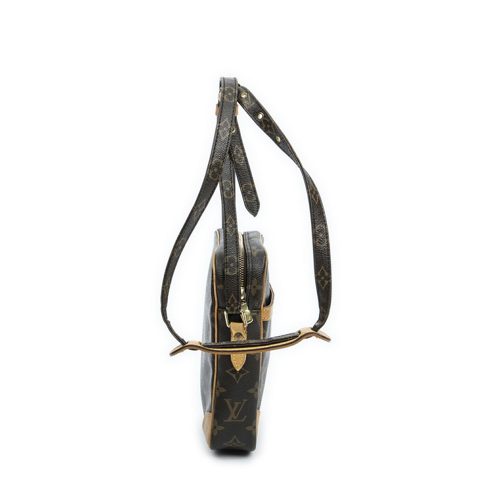 Louis Vuitton Danube Brown Monogram Canvas Crossbody — view 4