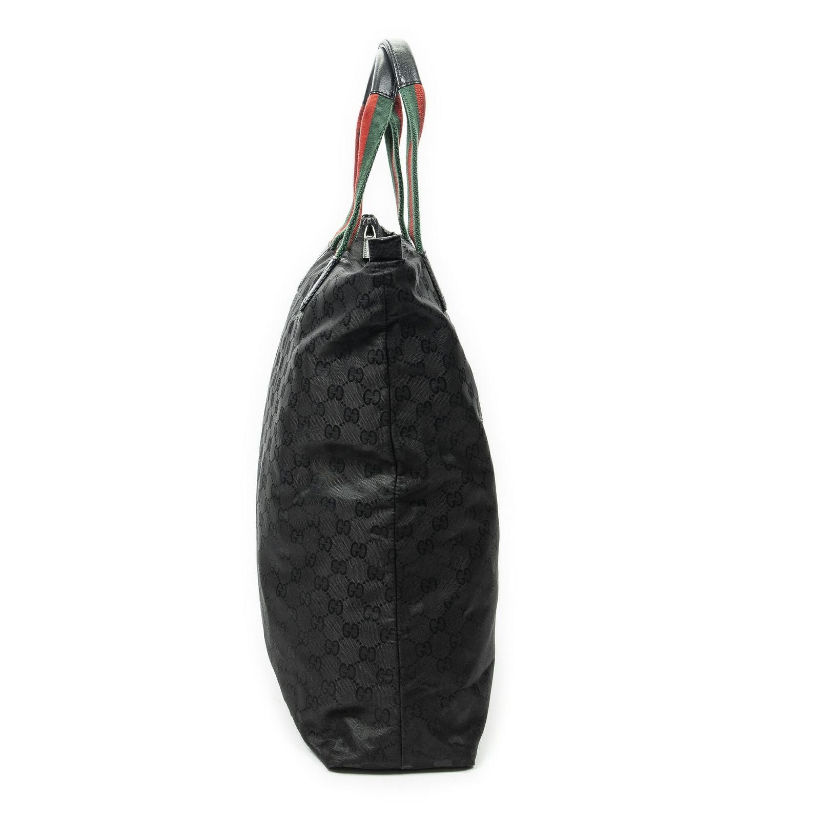 Gucci Vertical Tote Black GG Nylon Canvas — view 4
