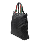 Gucci Vertical Tote Black GG Nylon Canvas — view 2