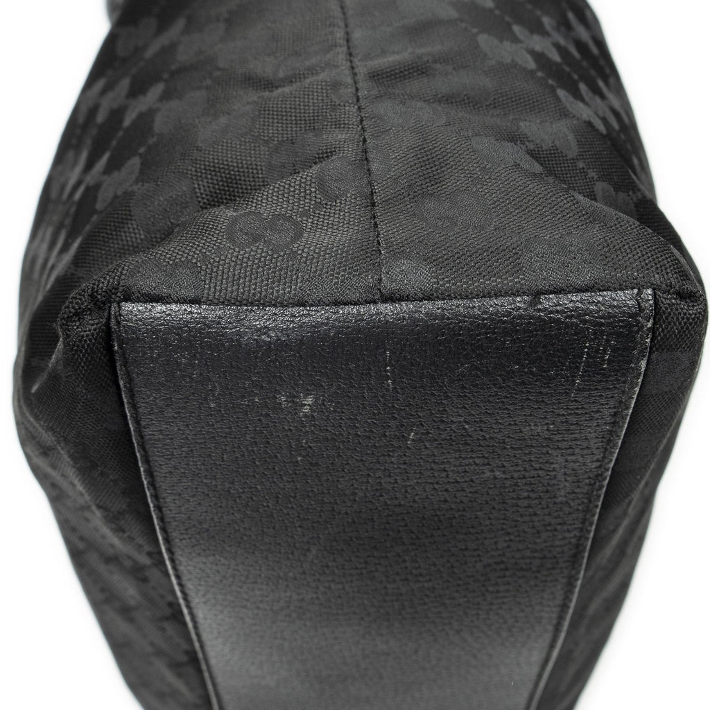 Gucci Vertical Tote Black GG Nylon Canvas — view 8