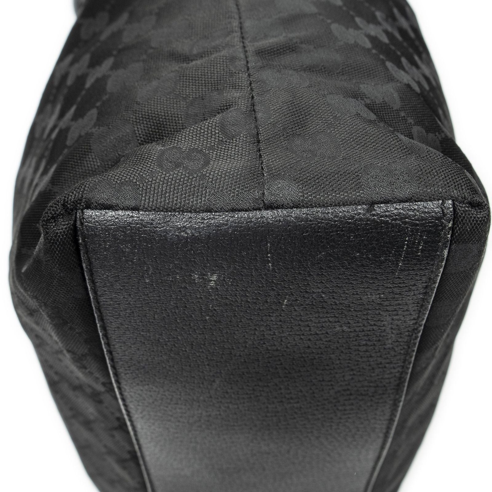 Gucci Vertical Tote Black GG Nylon Canvas — view 8