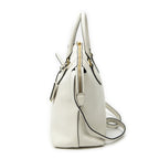 Prada Zip Tote White Vitello Phoenix — view 3
