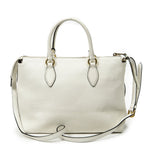 Prada Zip Tote White Vitello Phoenix — view 5