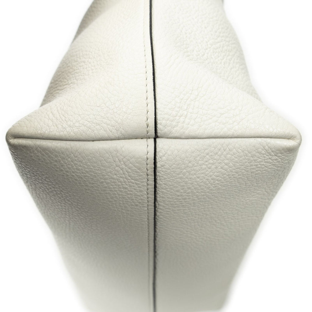 Prada Zip Tote White Vitello Phoenix — view 8