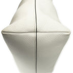 Prada Zip Tote White Vitello Phoenix — view 8