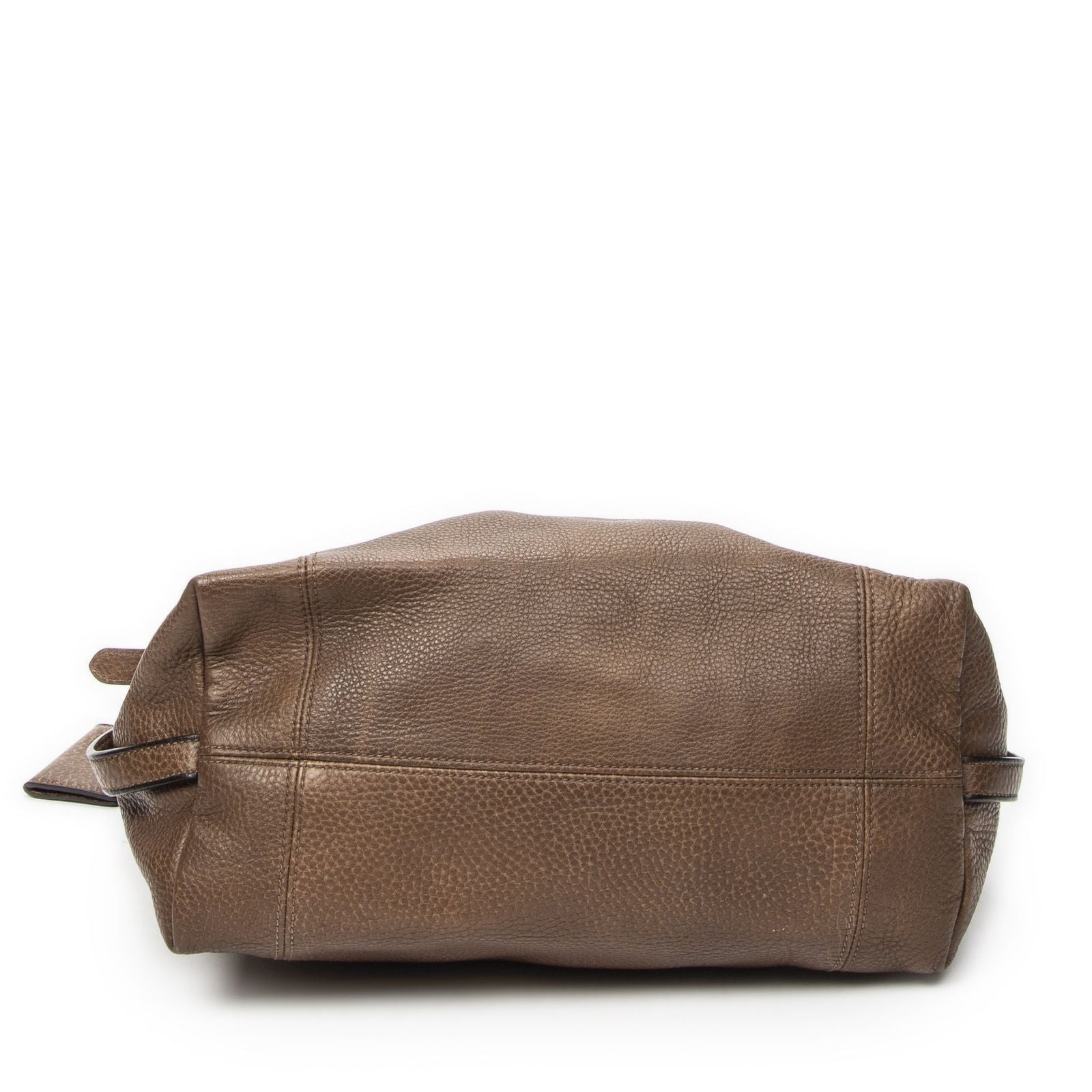 Gucci Harness Hobo Brown Pebbled Leather — view 6