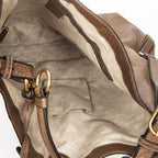 Gucci Harness Hobo Brown Pebbled Leather — view 9
