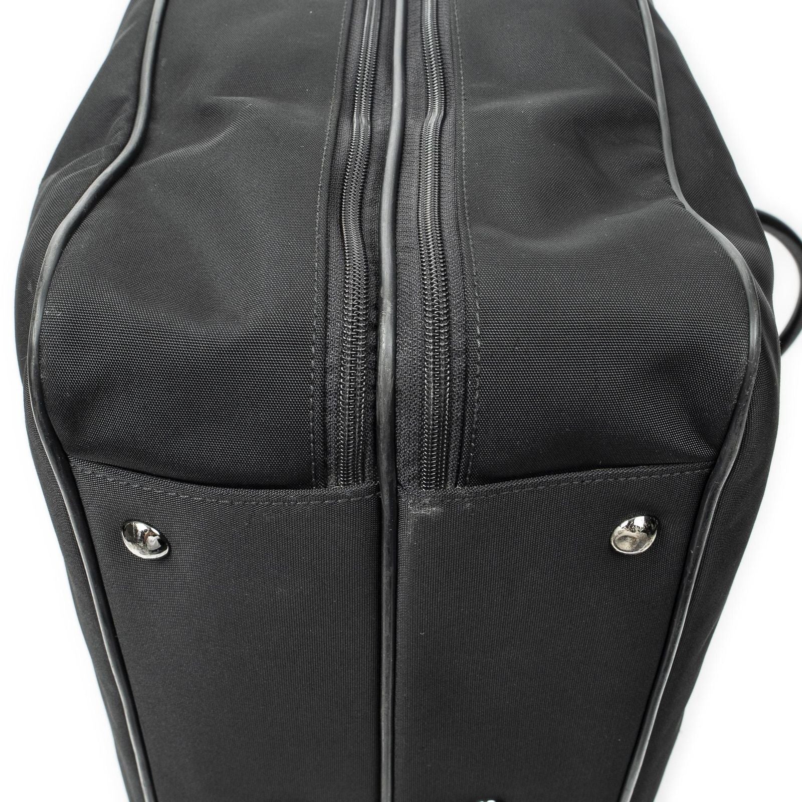Gucci Large Zip Wi Quenda Black Nylon Canvas — view 8