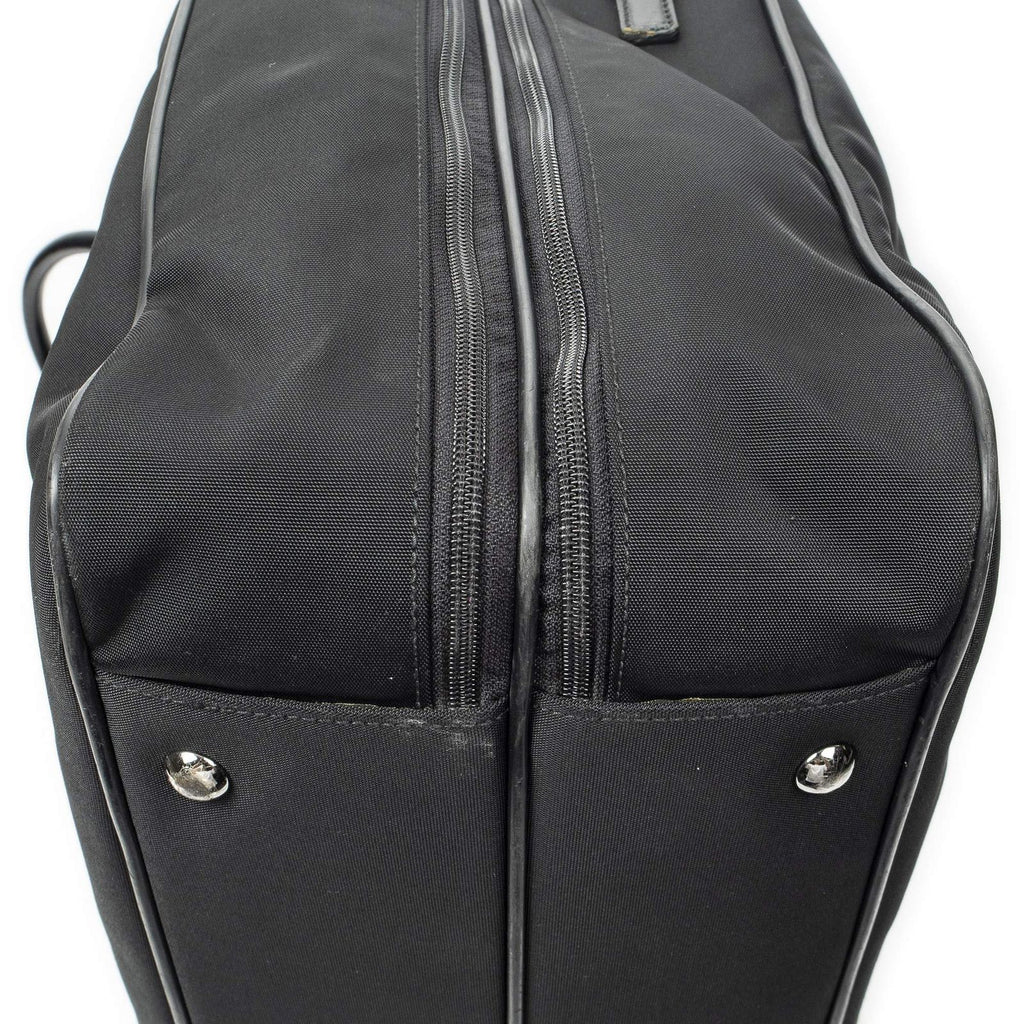 Gucci Large Zip Wi Quenda Black Nylon Canvas — view 7