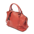 Gucci GG Charm Top Handle Red Gray Calfskin Leather — view 2