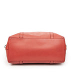 Gucci GG Charm Top Handle Red Gray Calfskin Leather — view 6