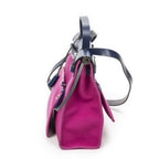 Hermes Herbag Zip Royal Blue Toile Officier Handbag — view 3
