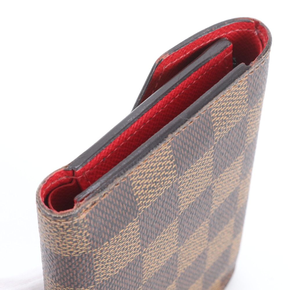 Louis Vuitton Damier Portefeuille Victorine Leather Trifold Wallet — view 4