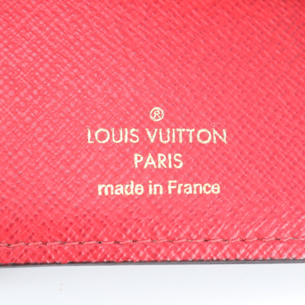 Louis Vuitton Damier Portefeuille Victorine Leather Trifold Wallet — view 8