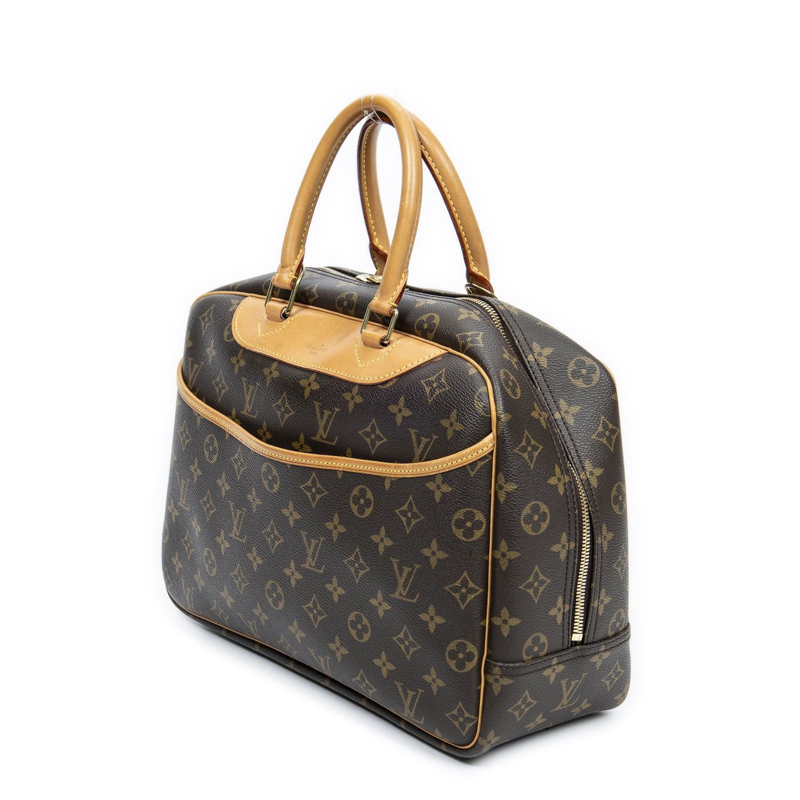 Louis Vuitton Deauville Brown Monogram Canvas Handbag — view 2
