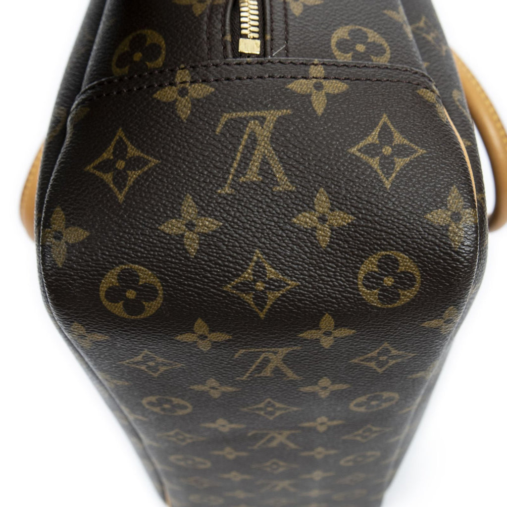Louis Vuitton Deauville Brown Monogram Canvas Handbag — view 7