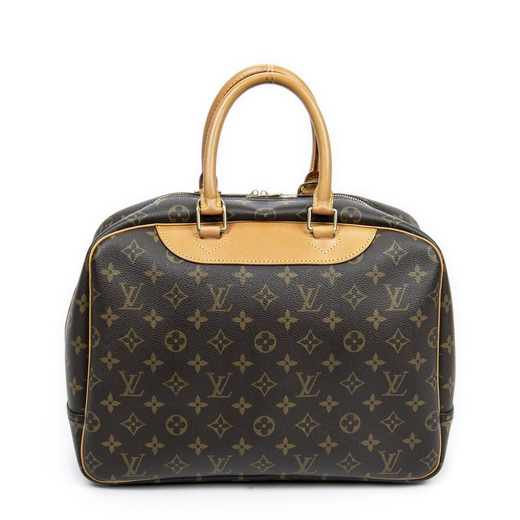 Louis Vuitton Deauville Brown Monogram Canvas Handbag — view 5