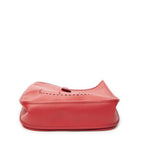Hermes Evelyne Iiirouge Pivoine Epsom Leather Long Strap Messenger — view 6