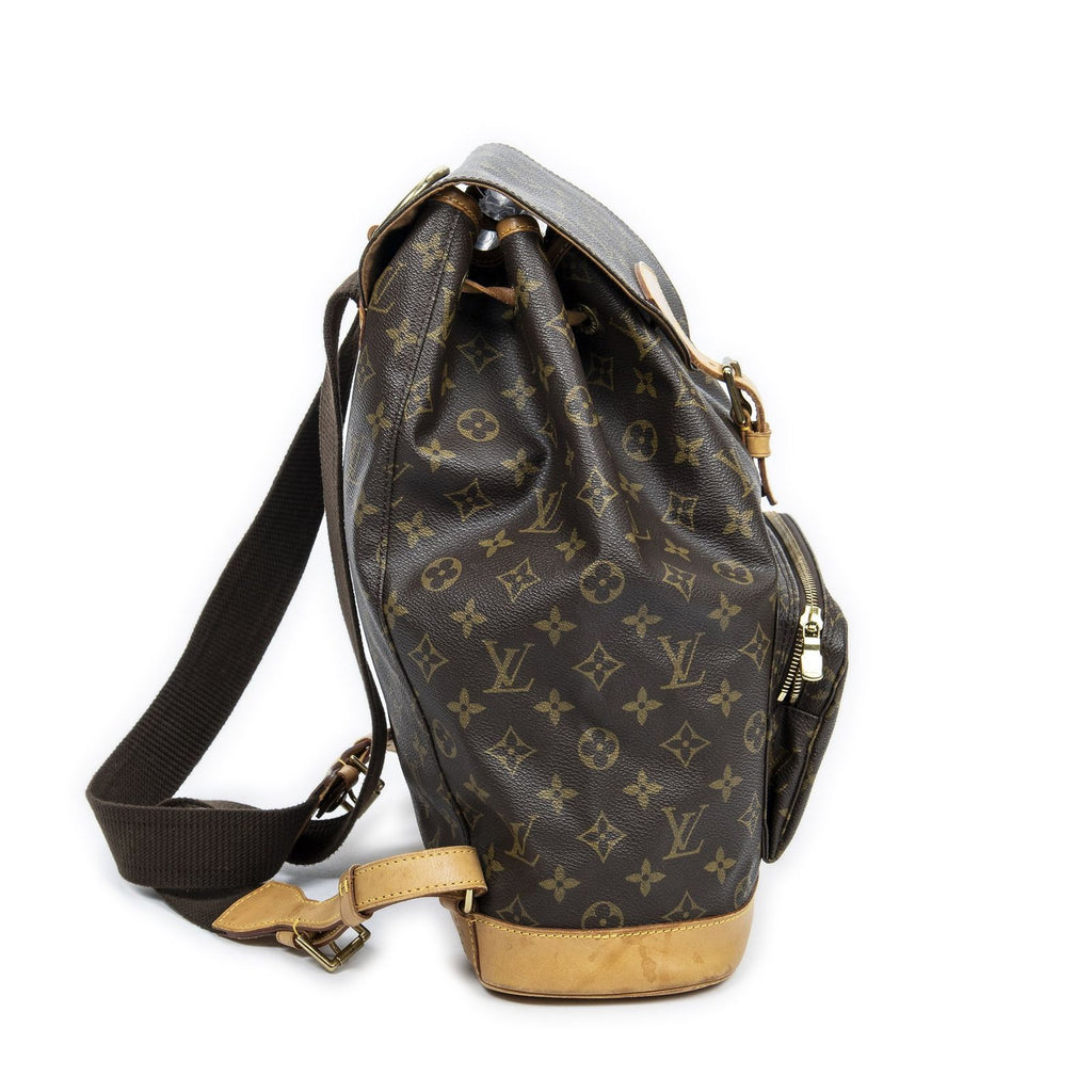 Louis Vuitton Montsouris Brown Monogram Canvas — view 4